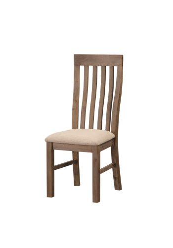 SLAT BACK CHAIR FABRIC SEAT