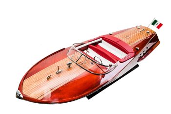 RIVA ARISTON - Wooden speed boat model - Handmade - Size 90cm Length